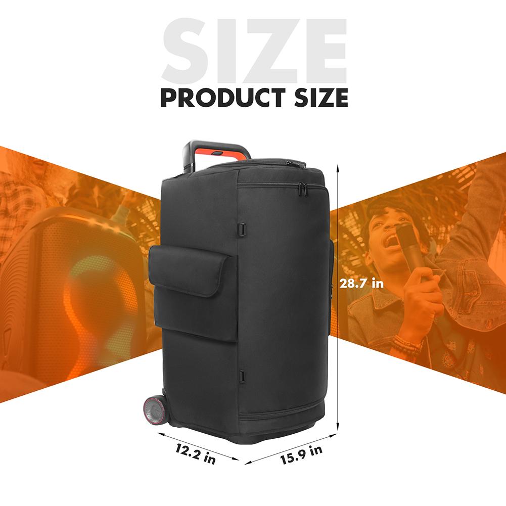 Portable Speaker Dust Case Waterproof Party Speaker Dust Cover Padded Speaker Protective Cover for JBL PARTYBOX 520 Storage Bag