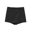 Kaslead New Arrival Women's Clothing Fashion Style Fashion Minimalist Pure Color Wrap Short Pantskirt 1264050