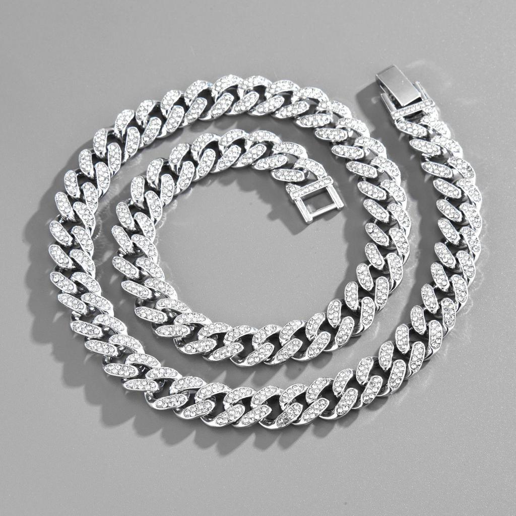 Men's 13mm Zircon-Studded Hip Hop Miami Necklace