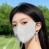 Elegant Sun-protection Mask Nylon Ice Silk Drinking Mask  Outdoor Activities