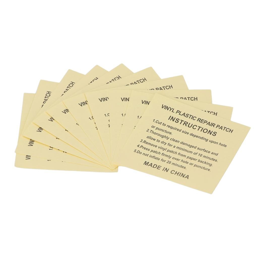 100pcs Self Adhesive Repair Patch Water Resistant PVC Transparent Patch for Air Mattress Swimming Ring Inflatable Toy