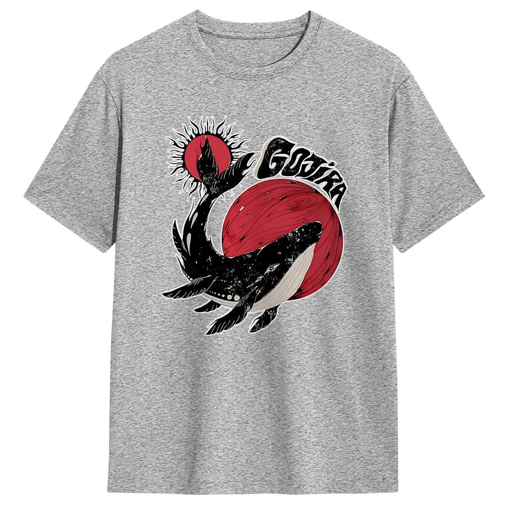 Fun Rock Band Gojiras Tour Summer Fashion Crew Neck Short Sleeve T-shirt, Men Plus Size Top Women And Men T-shirt