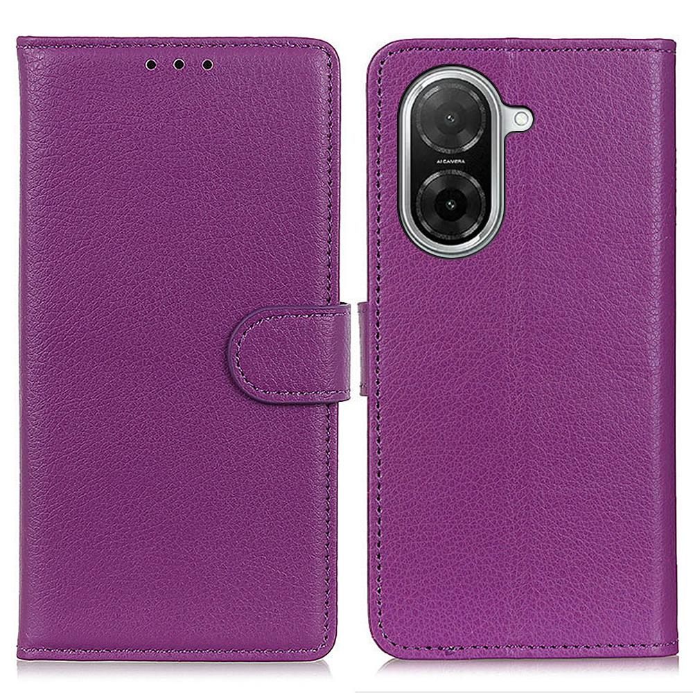 For Xiaomi Redmi A5 NFC (EU) (173.45*79.35*8.45mm) Wallet Case PU Leather Phone Cover Litchi Texture