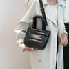 Yogodlns Woman Puffy Lightweight Handbag Large Capacity Quilted Shoulder Bag Adjustable Strap Puffer Tote Handbag Shopping Bag