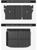 Eco-Friendly TPE Floor and Trunk Mats with Seat Back Cushion for 2021-2025 Nissan Qashqai