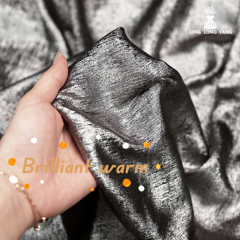 Fluorescencyjny Szyfon Specjalny Tłoczony na Gorąco Materiał Błyszcząca Kamizelka Spódnica Modny Materiał Projektancki Odpowiedni na Sukienki na Imprezę