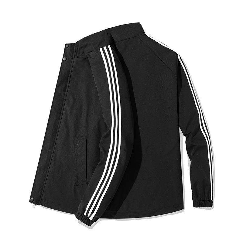 Мужская куртка с тремя планками, осенне-зимняя куртка, мужская ветрозащитная повседневная куртка с инструментами L чёрный