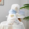 Pet Circle Cute Pet Dog Dog Clothes Flower Hollow Knitted Hoodie
