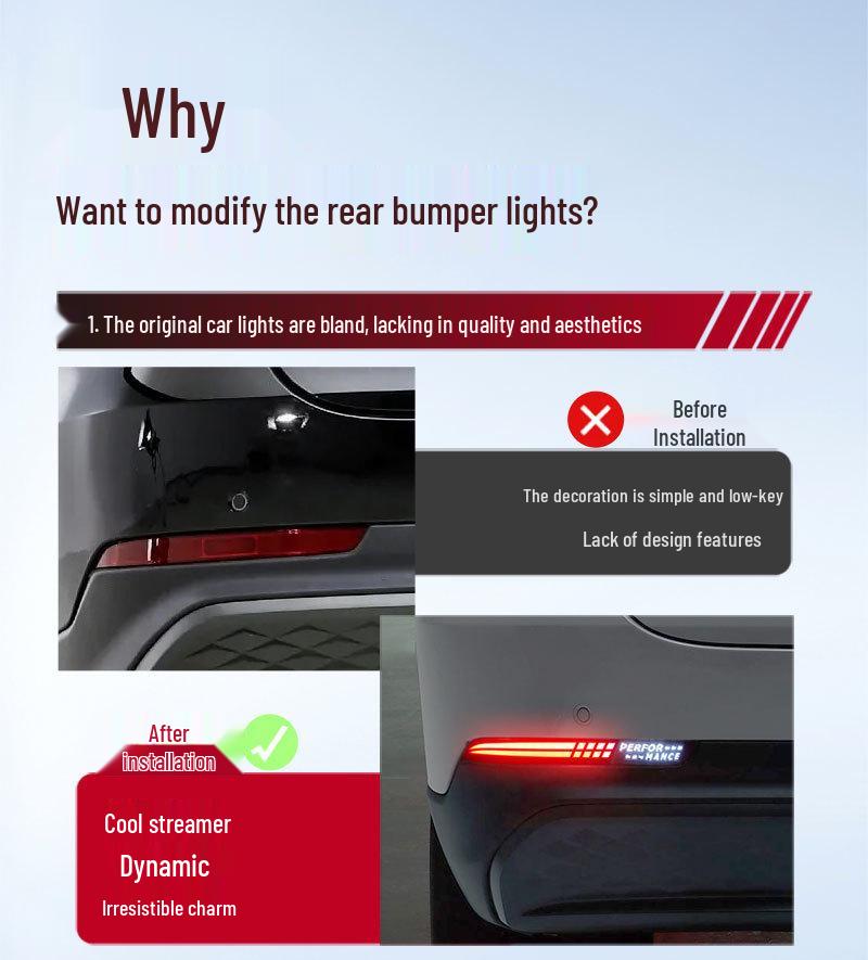 Chery Fengyun T9 (2024-2025) Rear LED Brake Lights & Sequential Turn Signals