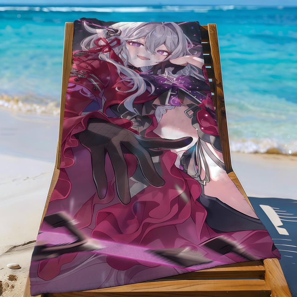 

Игра Thelema Nutriscu Honkai Impact 3rd Полотенце Спортивное Быстросохнущее Туристическое Снаряжение для Кемпинга Песозащитное Мягкое Легкое Большое Пляжное Полотенце W30*H60(CM)