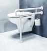U-Shaped Bathroom Grab Bar With Support Leg