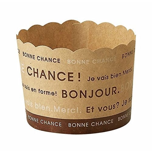 Muffin Cups, Paper, M (Nature), 100-Pack, M410-100