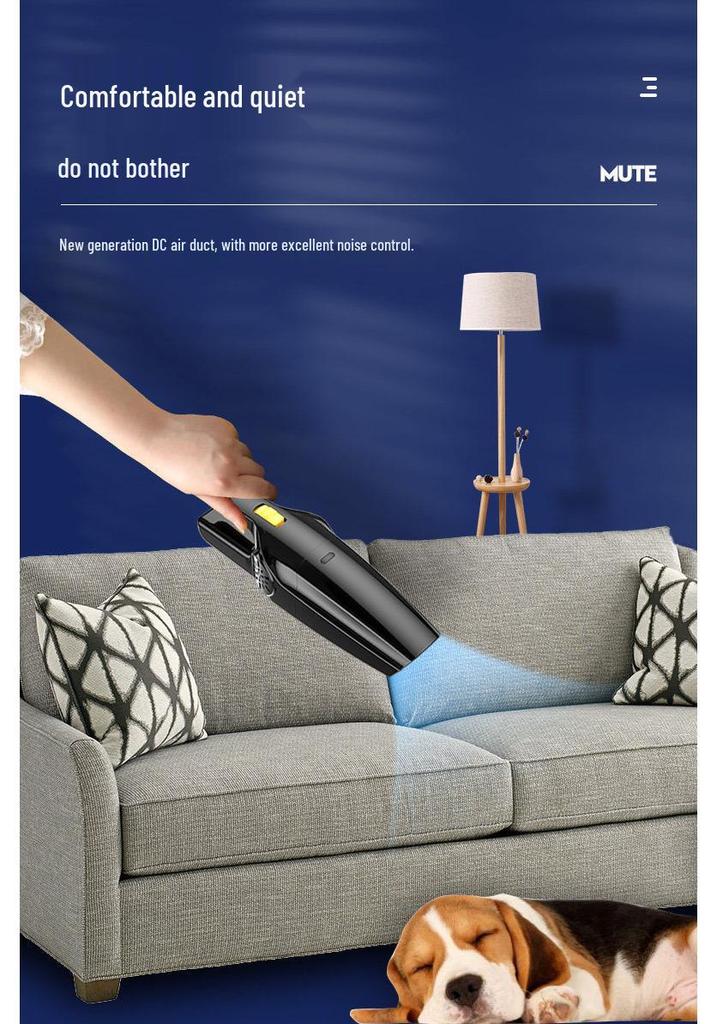 Wireless Car Vacuum Cleaner with Strong Suction - Portable Mini Handheld for Home and Car