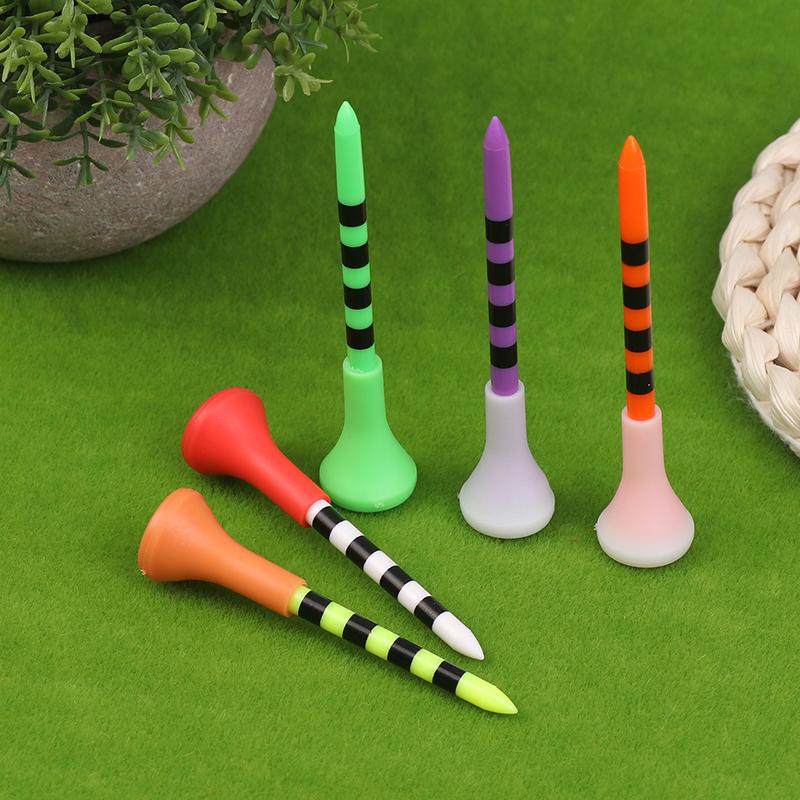 10/20/30 Stück 70/83 mm Golf-Tee mit Kunststoff-Sitzabdeckung und Kopfabdeckung, Serve Golf-Tee-Sitz, Ballhalter, Mischfarbe, Trainingshilfen