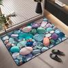3D Expansion Wind Three-dimensional Diatom Mud Bathroom Floor Mat Absorbent Toilet Door Mat Home Non-slip Foot Mat