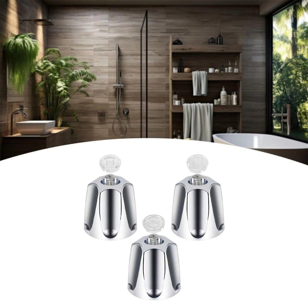 Sturdy Shower Knob Replacement Hot Cold Bathroom Faucet Knobs Faucet Handle  Tub Shower