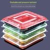 ZISIZ Disposable 3-Compartment Meal Box