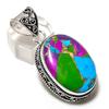 Natural Spiny Oyster Gemstone 925 Sterling Silver Jewelry Pendant 2.01" ETC-13869