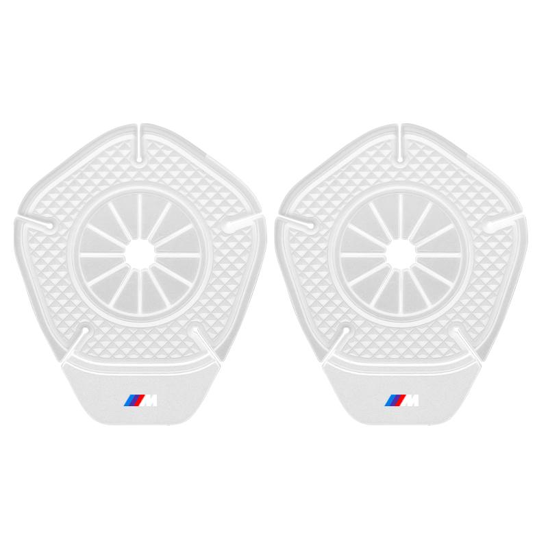 2Pcs M LOGO Badge Car Windshield Wiper Protective Cover Dust Wiper For BMW X7 X3 X4 X5 X6 3 4 5 6 7 Series Z4 M M3 M5 M6 E38 E39 E46 E53 E60 E61 E64