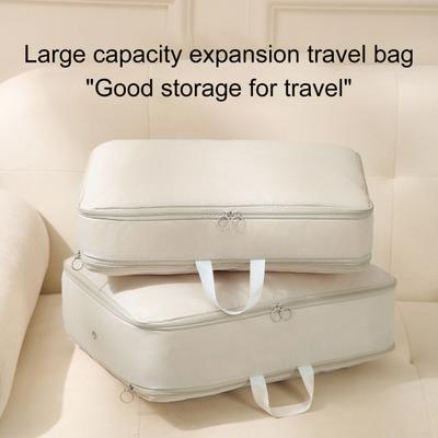 Quilt Storage Compression Bag Zipper Closure with Handle Clothes Storage Basket Closet Organizer Housemoving Package Duvet Cover Bed Sheets