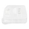 Retro Video Game Console Case Translucent White Game Console Protective Shell for N64 Retro Video Game Console