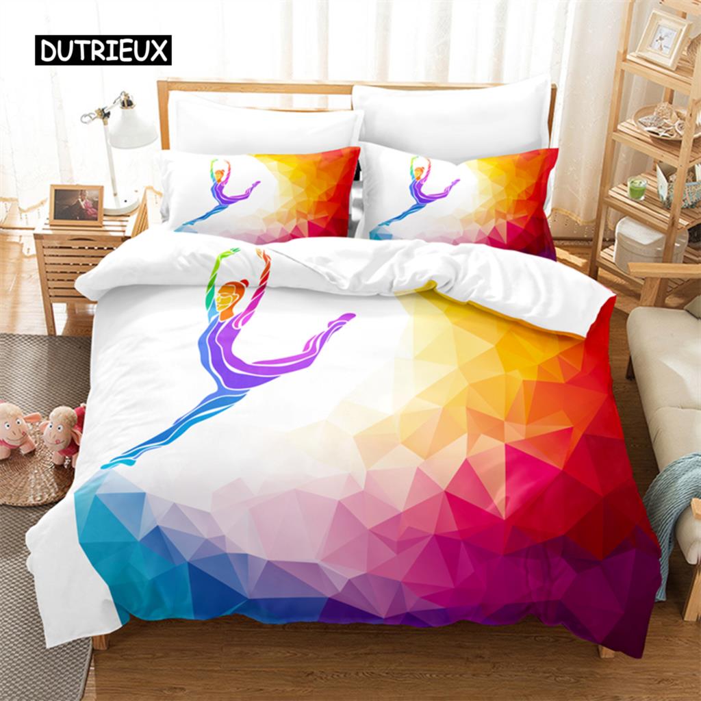 Fotbal, Set de lenjerie de pat sport Set cuvertură de pat 3d Lenjerie de pat imprimare digitală Set pat Queen Size Design fashion