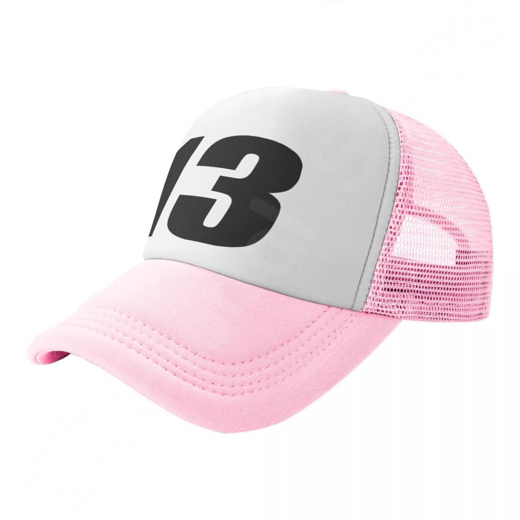 Number 13 Pattern Mesh Baseball Cap Trucker Hats Luxury Casual Cap Summer Sun Protection Caps for Men Women Fashion Denim Hat