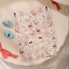 Cyansea Popular Cute Cartoon Lace Rabbit Nail Art DIY Stickers