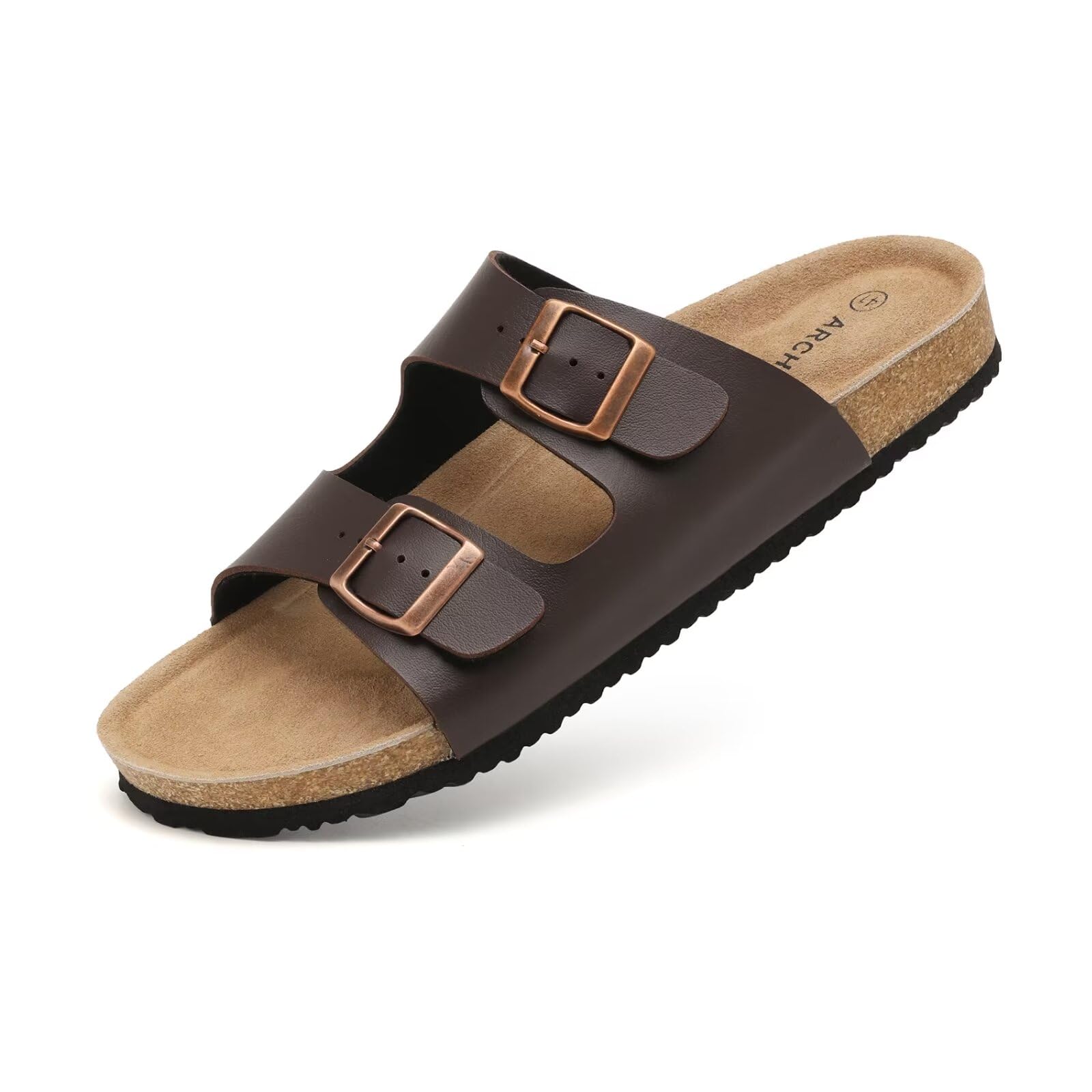 

Мужские сандалии и пробка удобные для ходьбы кожа стильные кожаная поддержка свода стопы легко для улицы дома унисекс [kamafy] женские, сандалии, сандалии,