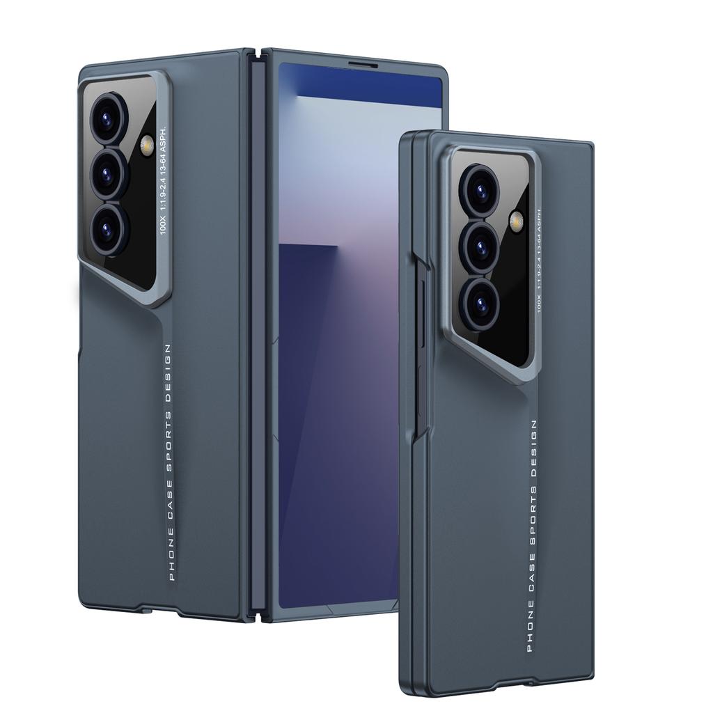 GKK High-End Stylish Ultra-Thin Blade-Style Phone Case with Screen Protector Shockproof PC for Samsung Fold 7