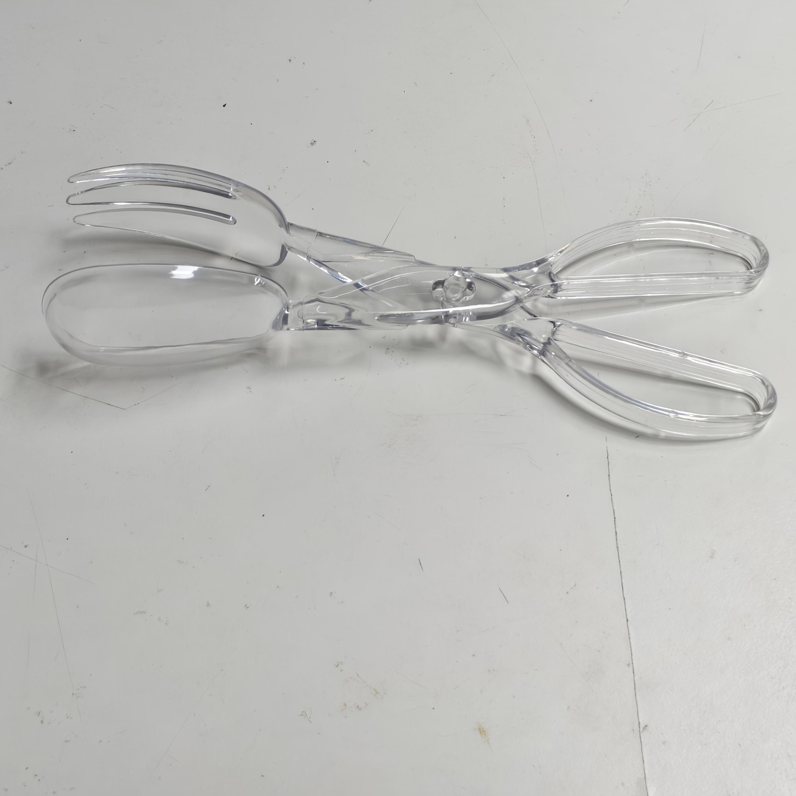 1PC Clear Plastic Salad Clippers & Clips, Reusable Food-grade Kitchen Chef Tools,