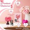 Romantic Theme Anniversary Card Pop-Up Mechanism 3D Heart Tree Couple Card Heart Tree Design 3D Love Tree Card Valentines Day