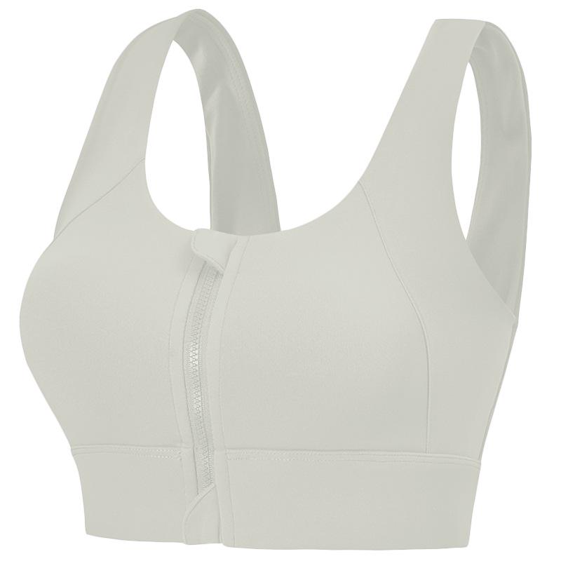 

Женский противоударный спортивный бюстгальтер: Жилет на молнии средней и высокой интенсивности для йоги и бега Extra Large