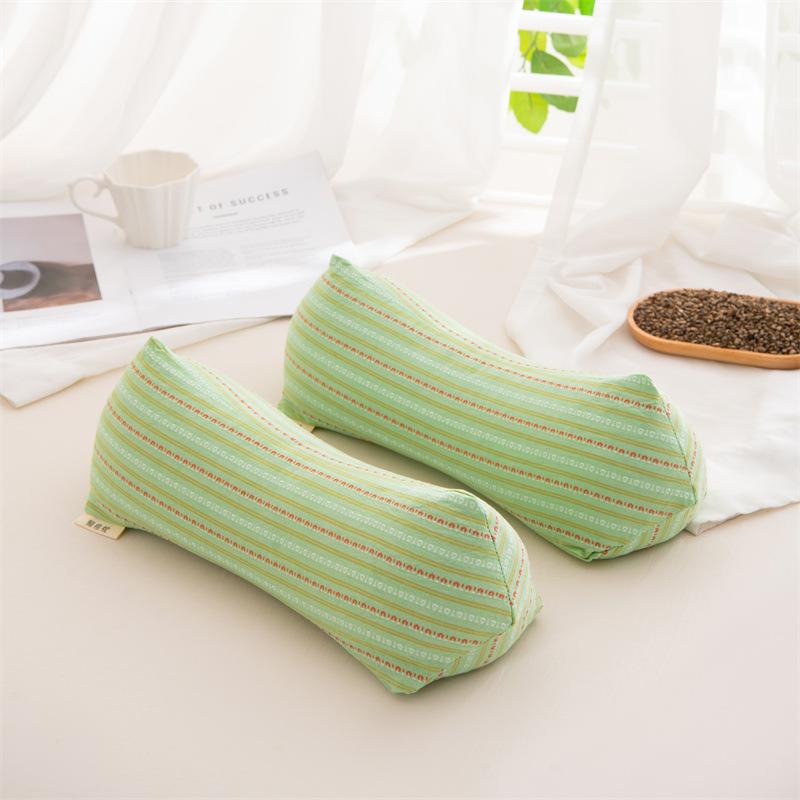 

Cervical Protection Buckwheat Pillow Cotton Soft Breathable Neck Pillow Home Sleep Ergonomic Pillow Independent And Removable buckwheat husk