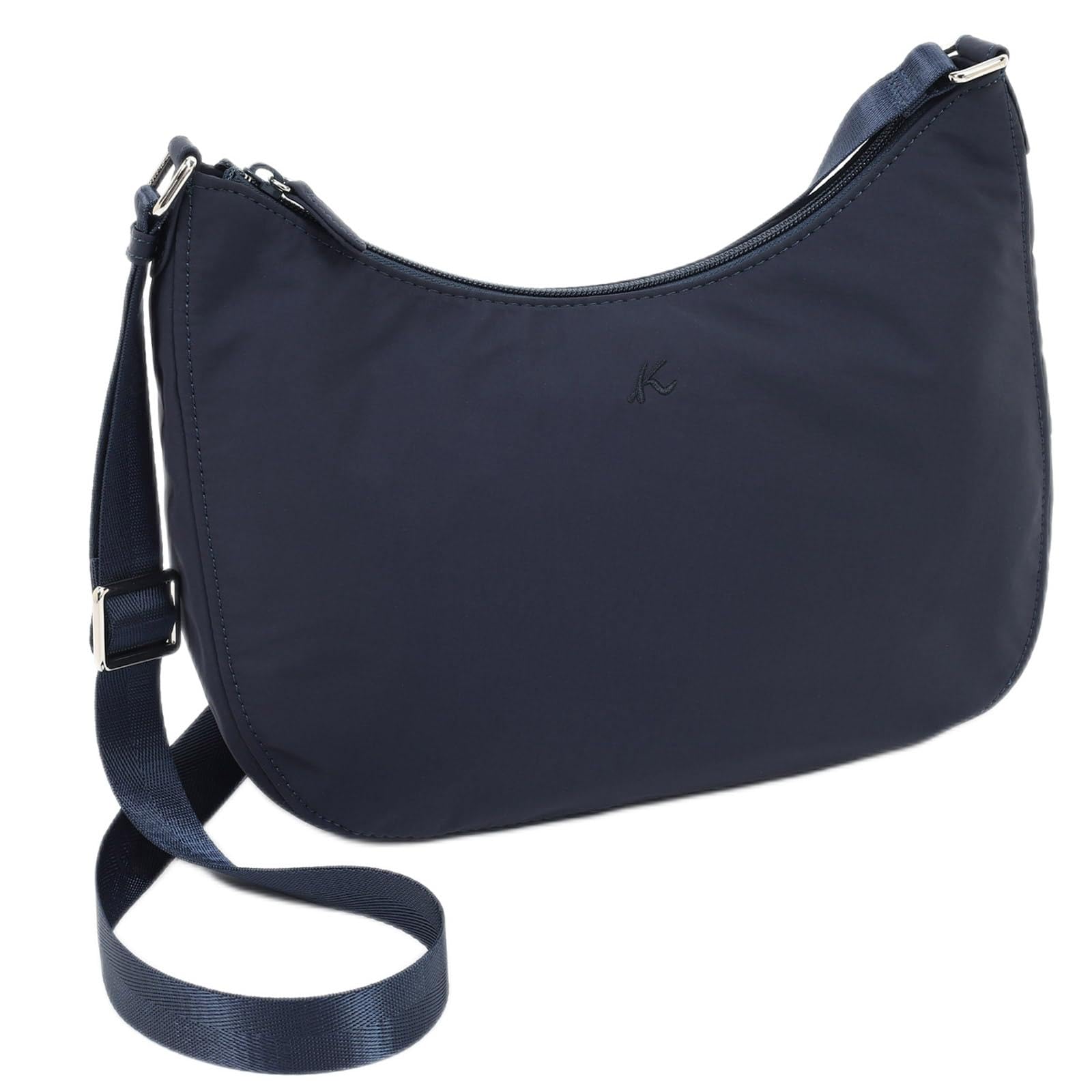 

nylon shoulder bag Dark Blue 10101 [Kitamura] Water-repellent D-0469 Women s [Navy]