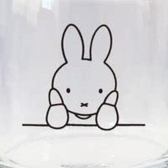 Marimo Craft Miffy Mini Juice x Glass, Miffy, 6.5 H10.5cm, DBSJ-009