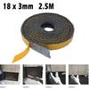 Stove Rope Sealing Strip 2.5m Length Chimney Door Seals