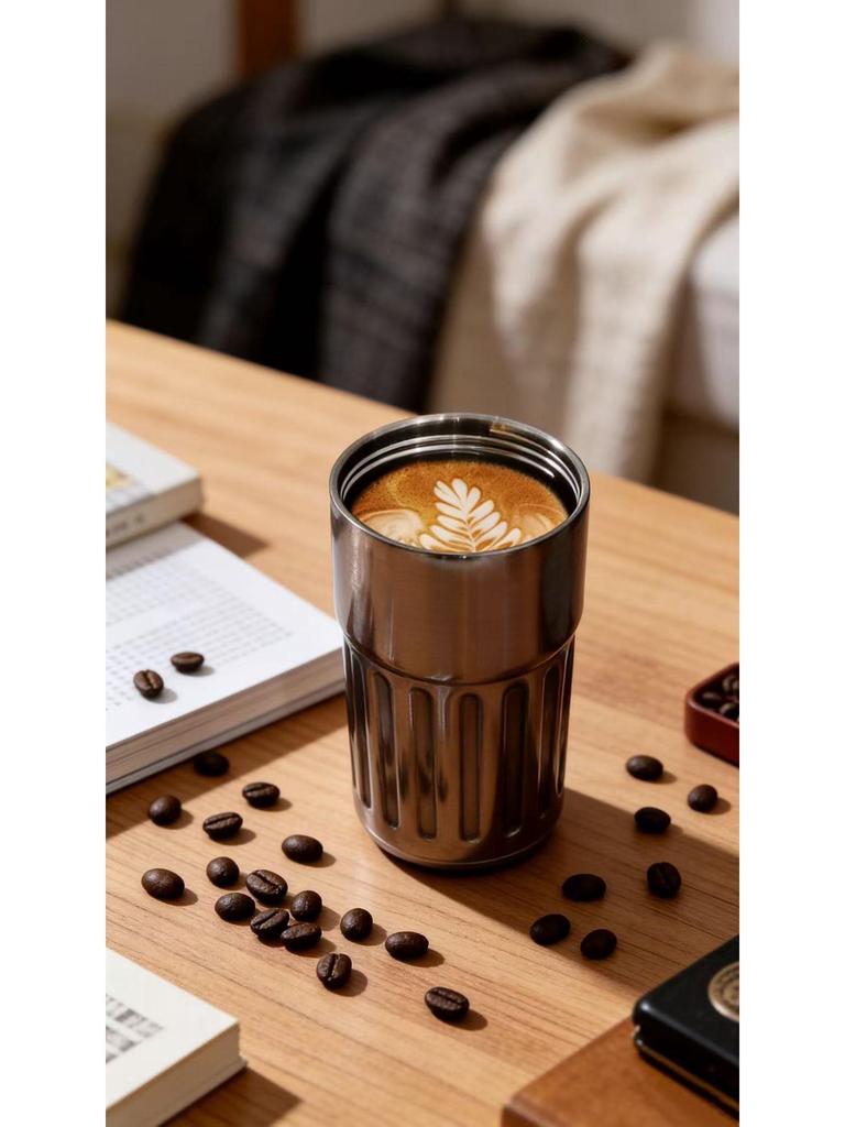 316 Edelstahl Smarte Isolierte Tragbare Trinkbecher mit Trageseil