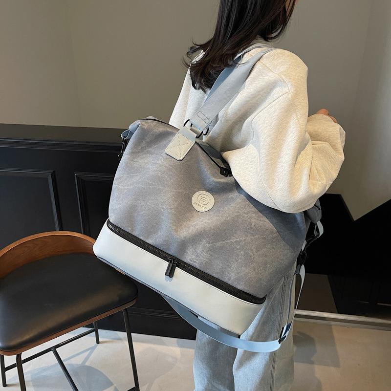 Men's and Women's Shoes with Bags for Men and Women's Outings, Travel Bags for Dry and Wet Separation Sports Yoga Fitness Bags for Pulling Rods