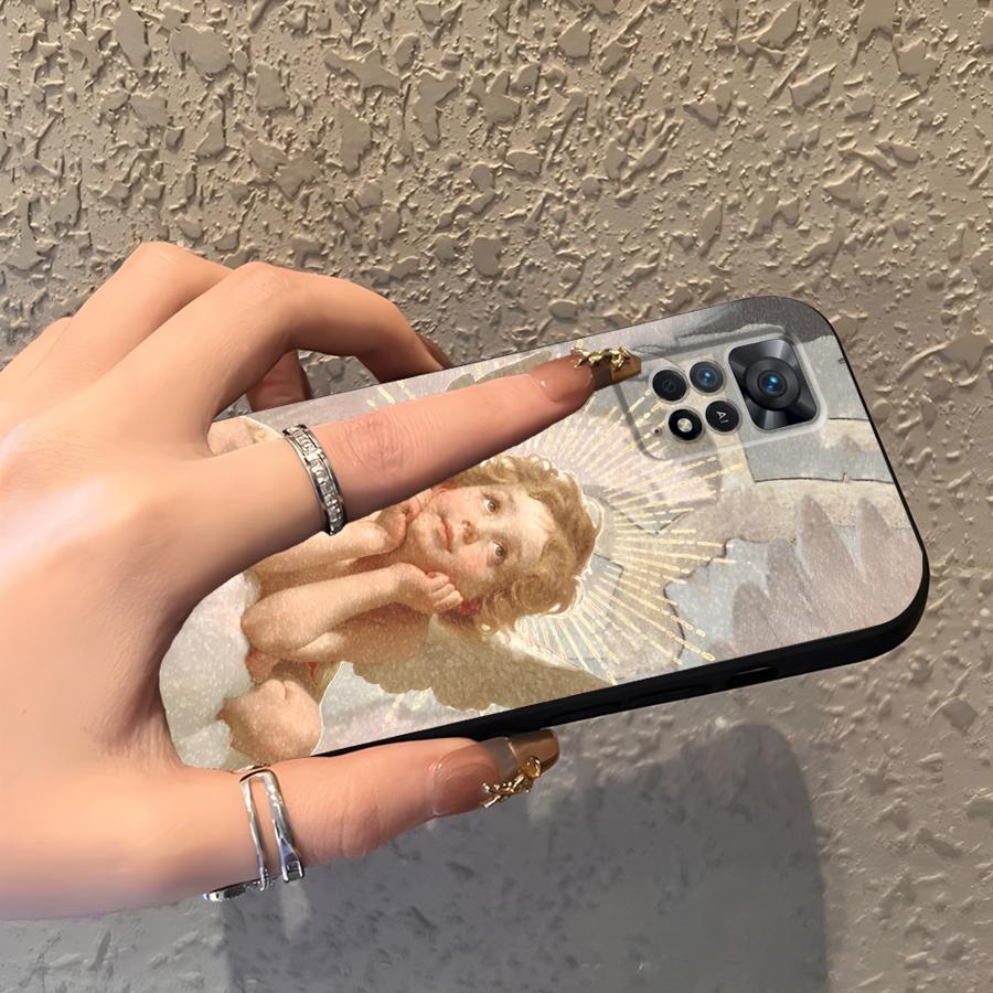 Phone Cover Case for Xiaomi Redmi Note 14 12 11 A3 12C 13C A1 9 8 7 13 Pro Plus 10 K80 14C A4 A5 K40 A1 A2 Cute Angel