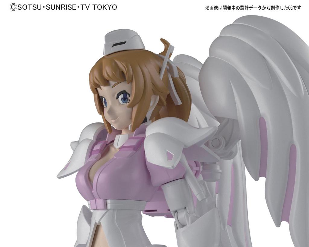 HGBF Gundam Build Fighters Try Super Fumina Axis Angel Scale Plastic Model Kit Ver. 1/144 Pre-colored