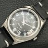 USED VINTAGE SEIKO 5 AUTOMATIC 7025A JAPAN MENS BLACK COLOR DIAL WATCH A434210-2 R120-a434210