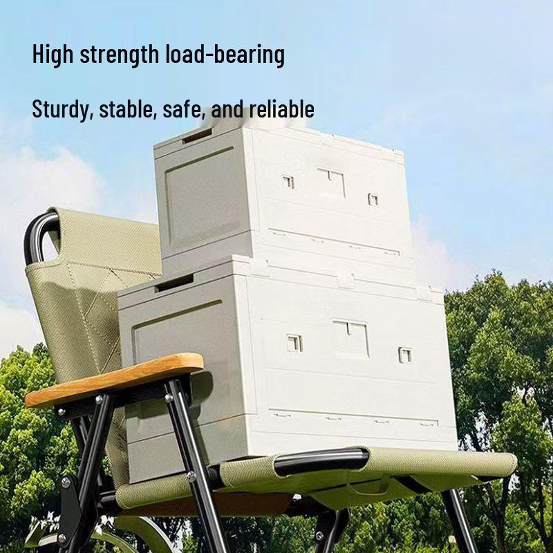 Portable Outdoor Quilted Folding Chair with Reinforced Backrest