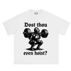 Hebst du überhaupt? Lustiges mittelalterlicher Ritter Fitnessstudio Kniebeugen Gewichtheben T-Shirt für Männer Frauen Fitnessstudio Vintage Klassische Mode T-Shirts