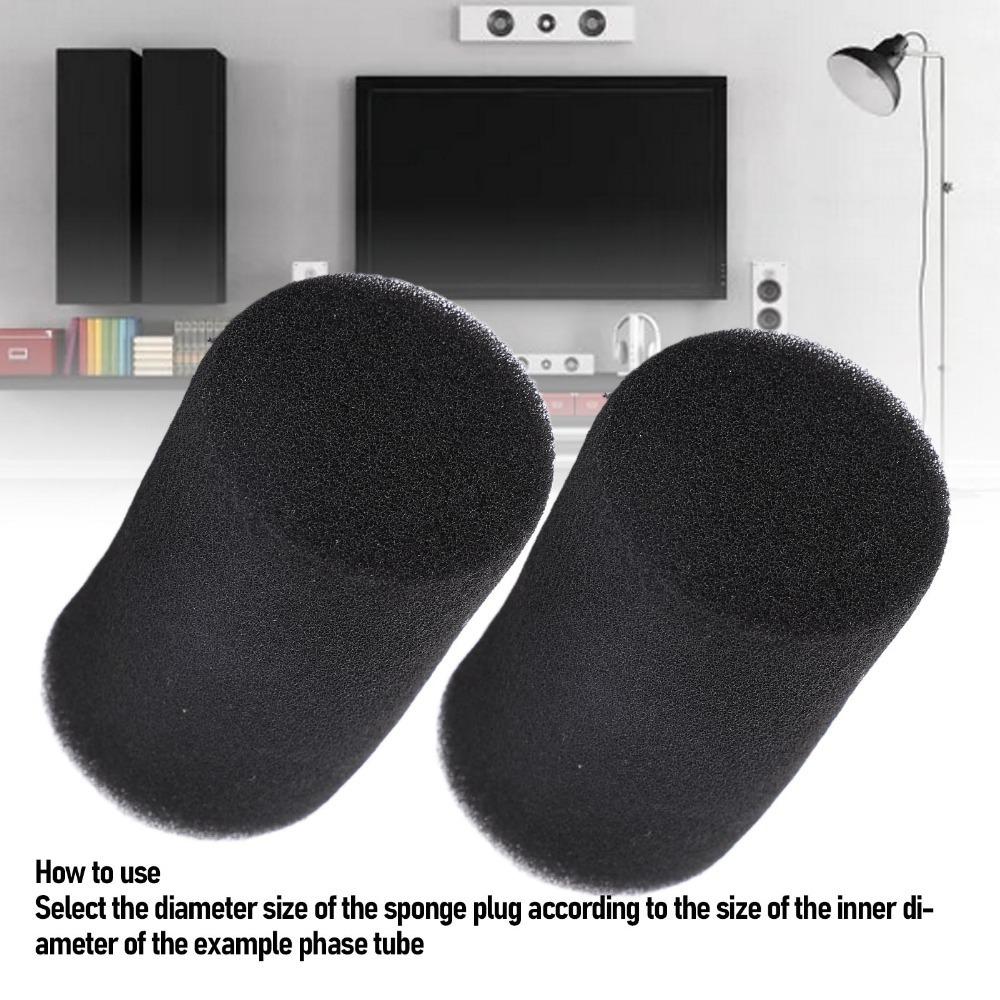 4PCS Shockproof Subwoofer Cabinet Port Anti-Noise Air Vent Sponge  Home Audio 35*50mm
