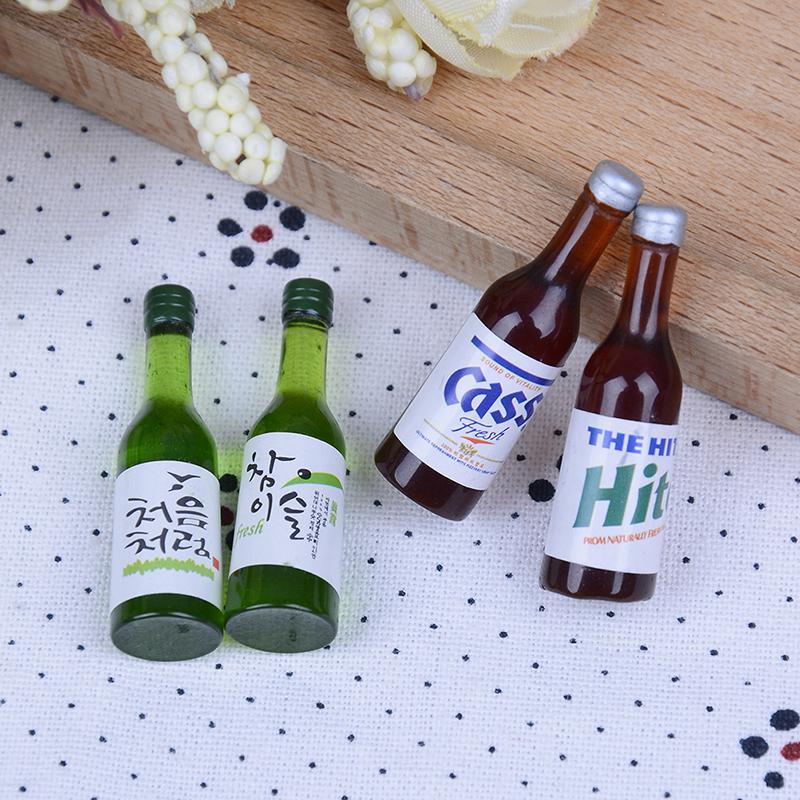 4Pcs/Set Simulation Diy Jewelry Material Resin Bottle Accessories