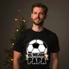 Fathers Day El Mejor Papa Football Champion League Best Dad Ever Men's T-Shirt
