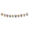Multicolor Pet Cat Party Banner Cartoon Cat Birthday Party Decoration  Home Decoration