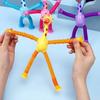 Suction Cup Giraffe Toys and Pull Tube Toys are Perfect for Relieving Stress and are Ideal Travel Toys and Gifts for Cars