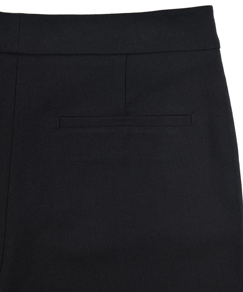 Beulaunyadeu W Low-Rise Slit Pants, Black